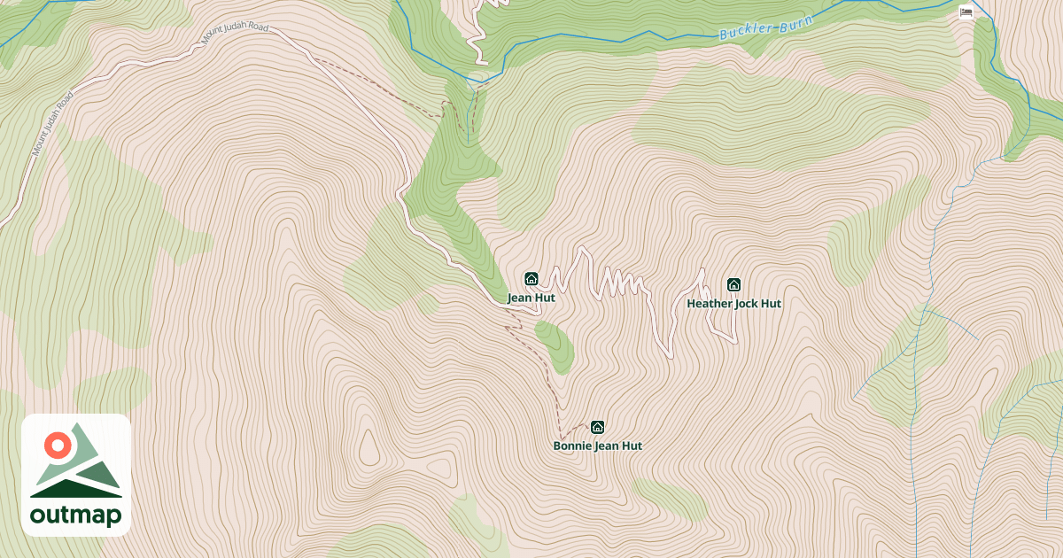 Map of Jean Hut