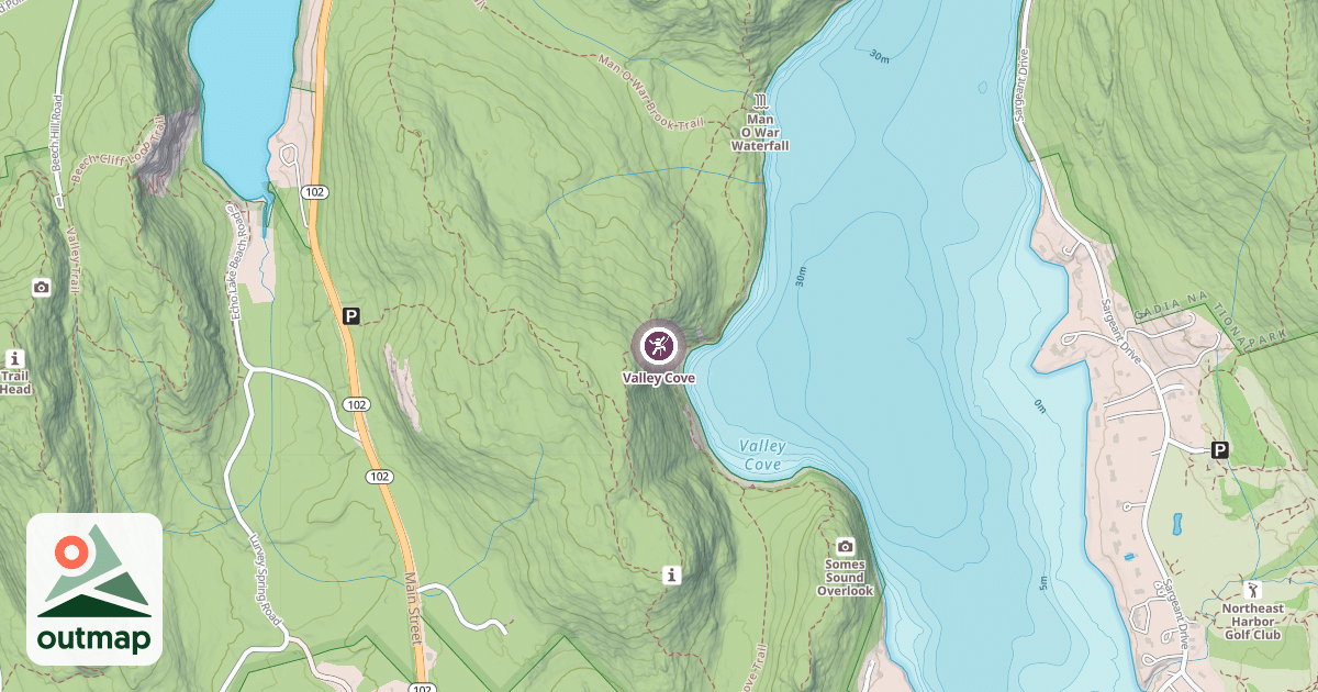 Map of Valley Cove