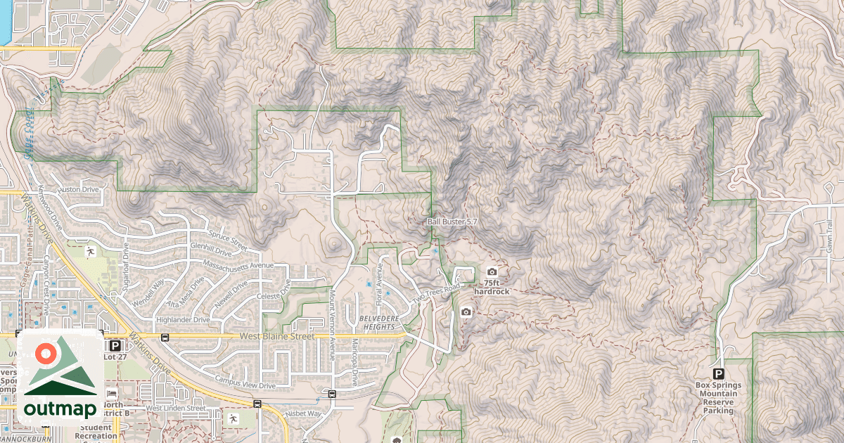 Map of Ball Buster