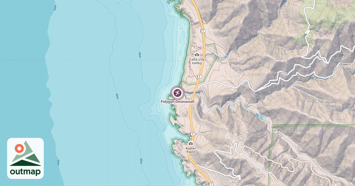 Map of Polygon Dwanawall