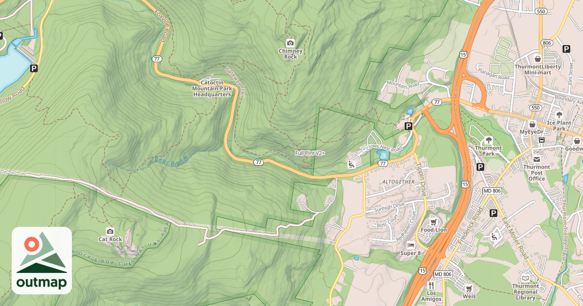 Map of Full Pint