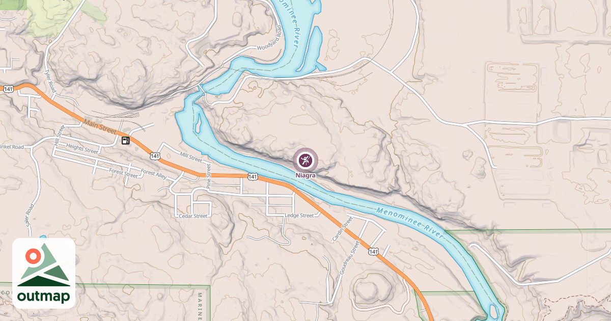 Map of Niagra