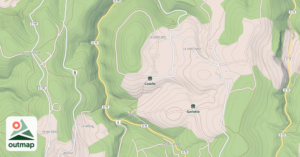 Map of Caselle