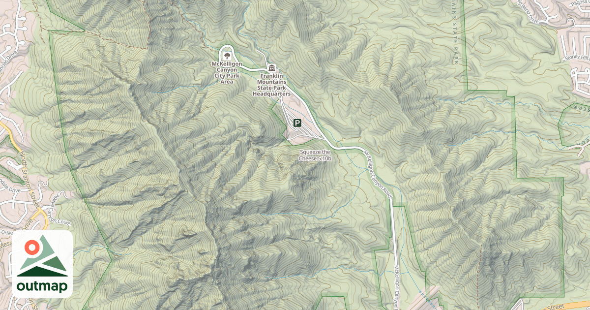 Map of Squeeze the Cheese