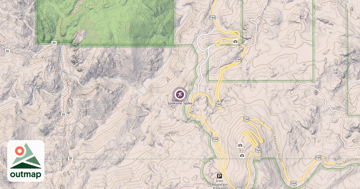 Map of Spokane Spike