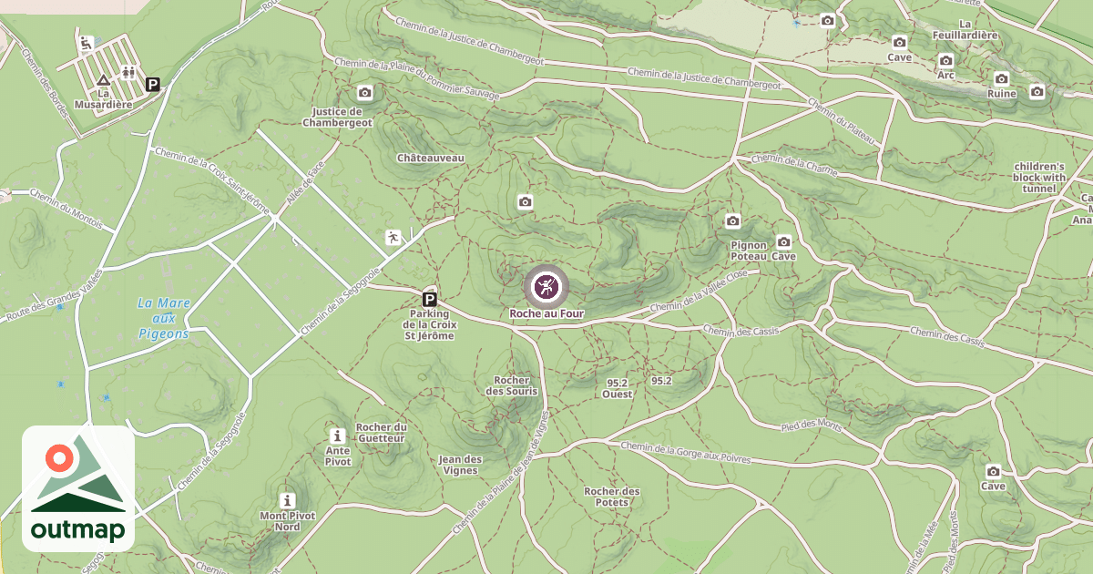Map of Roche au Four