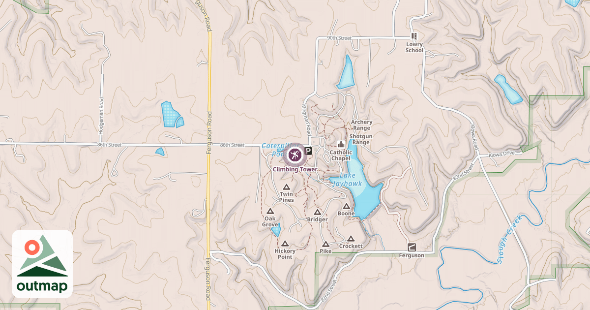 Map of Climbing Tower