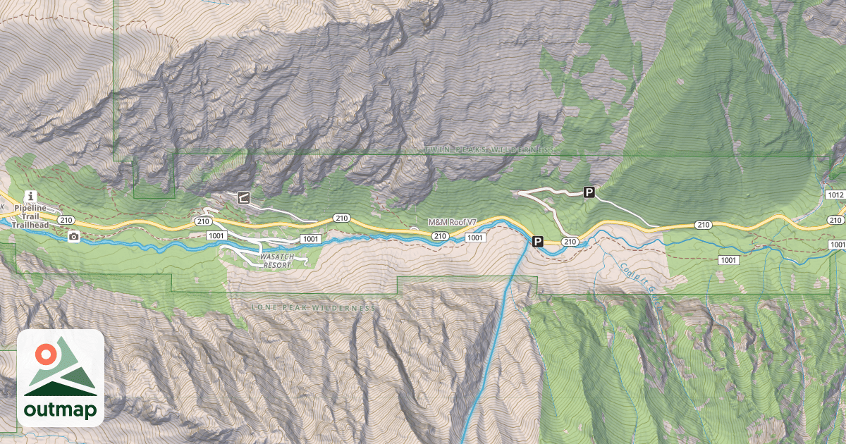 Map of M&M Roof