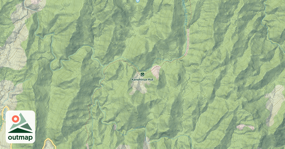 Map of Kanohirua Hut