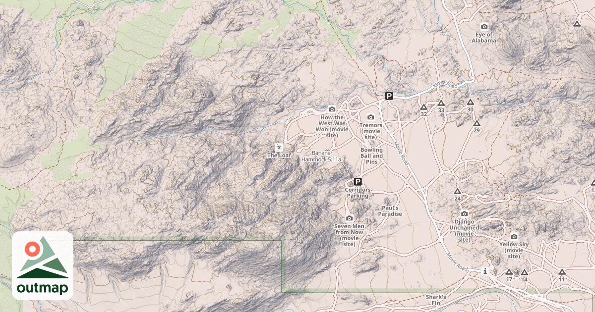 Map of Banana Hammock