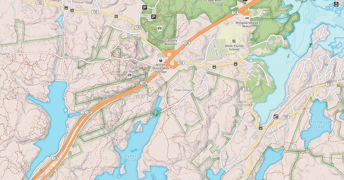 Map preview of Flash Drive