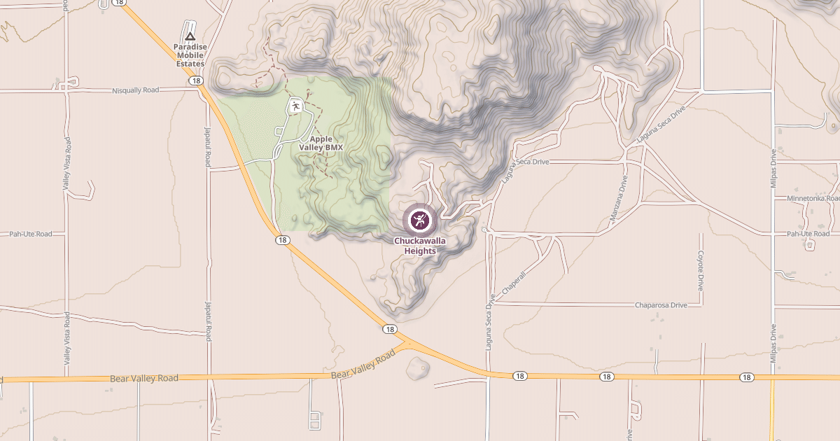Map preview of Chuckawalla Heights