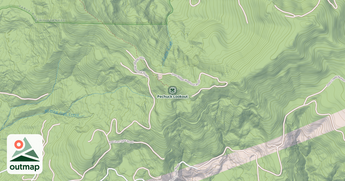 Map of Pechuck Lookout