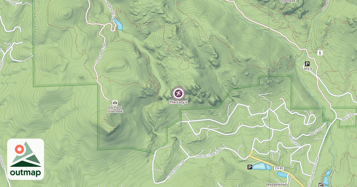 Map of The Lazy V