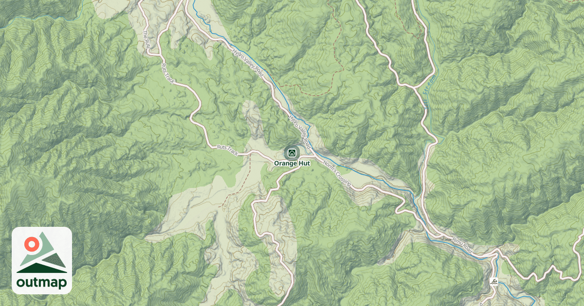Map of Orange Hut