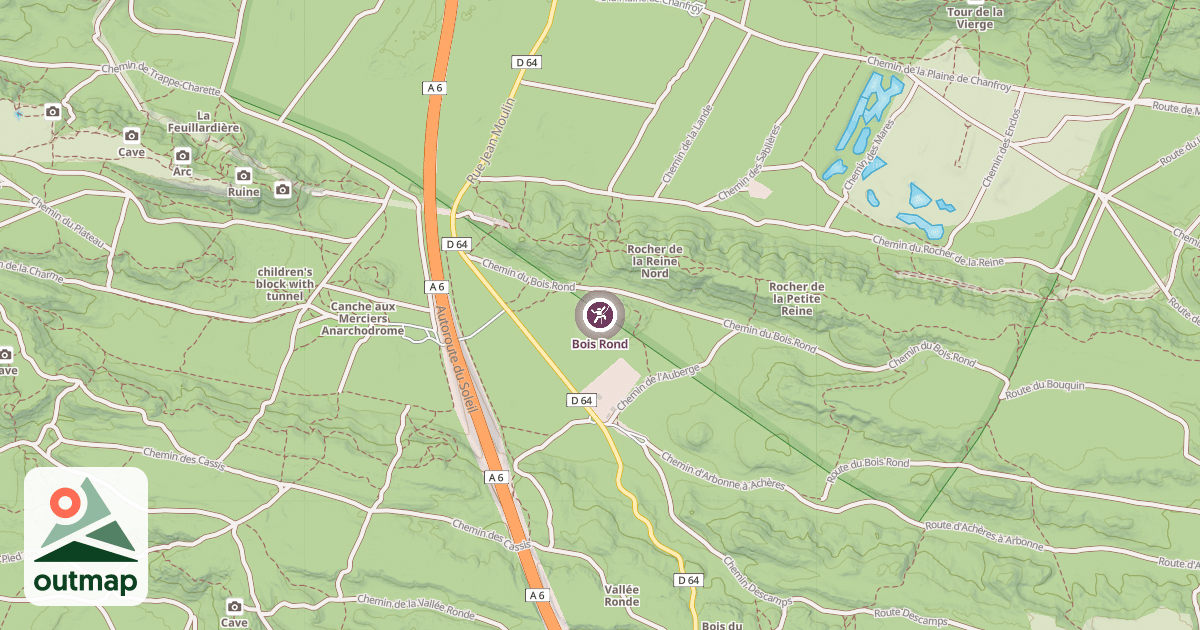 Map of Bois Rond