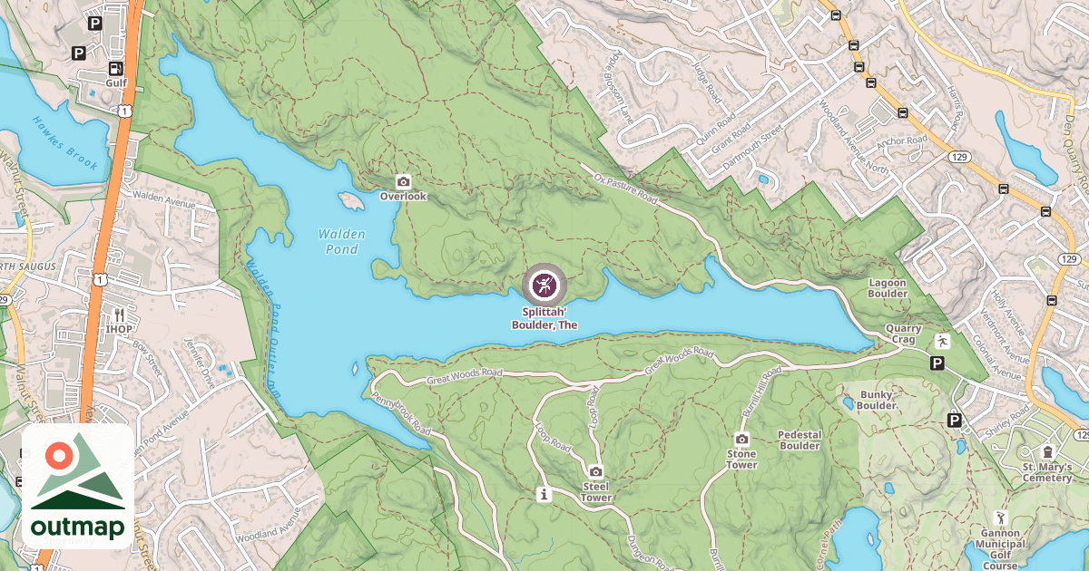 Map of Splittah' Boulder, The