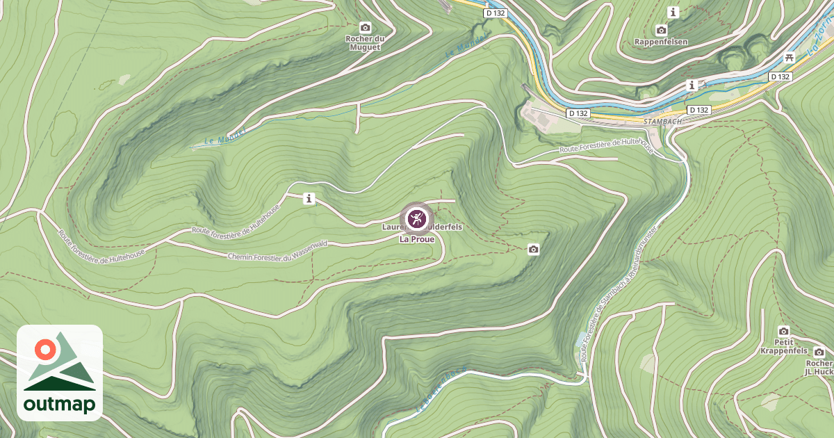 Map of La Proue