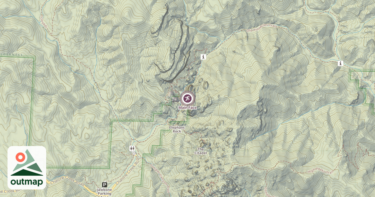 Map of Main Face