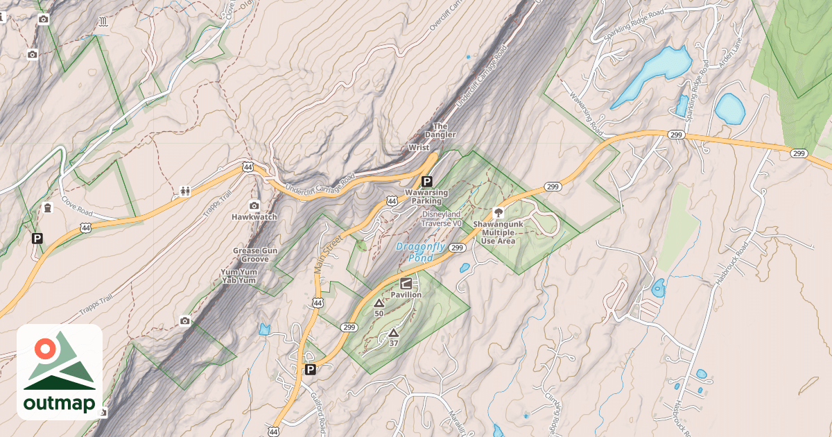 Map of Disneyland Traverse