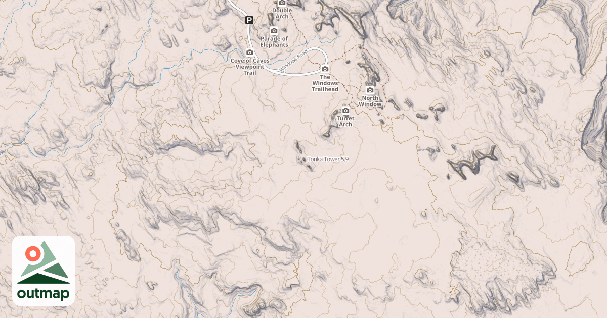 Map of Tonka Tower
