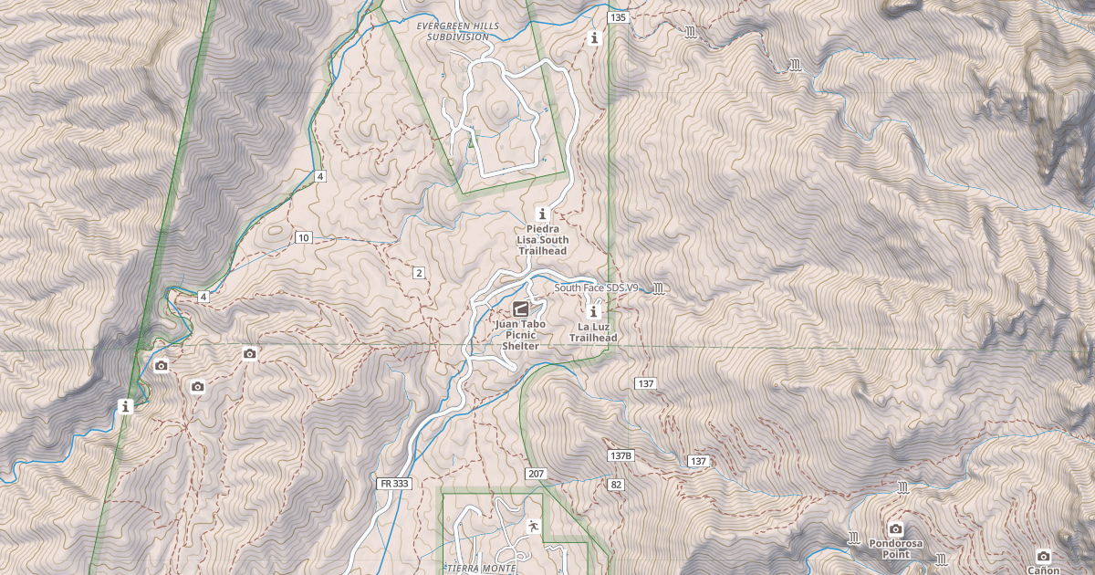 Map preview of South Face SDS