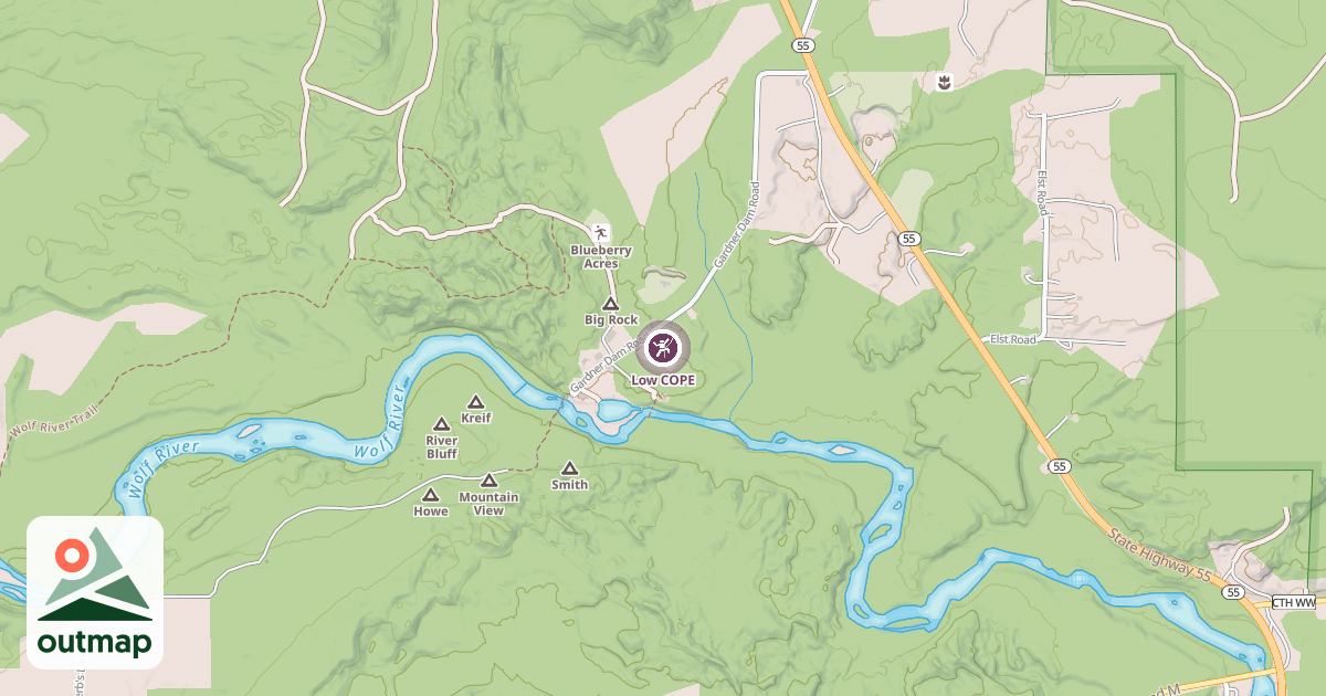 Map of Low COPE