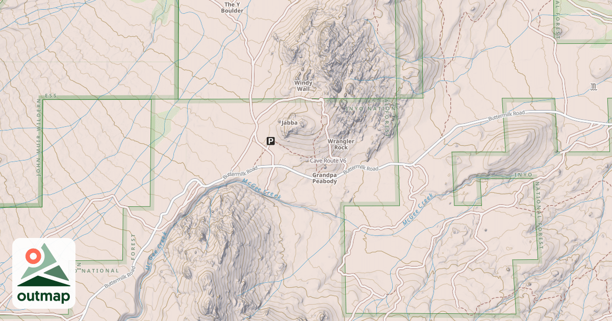 Map of Cave Route