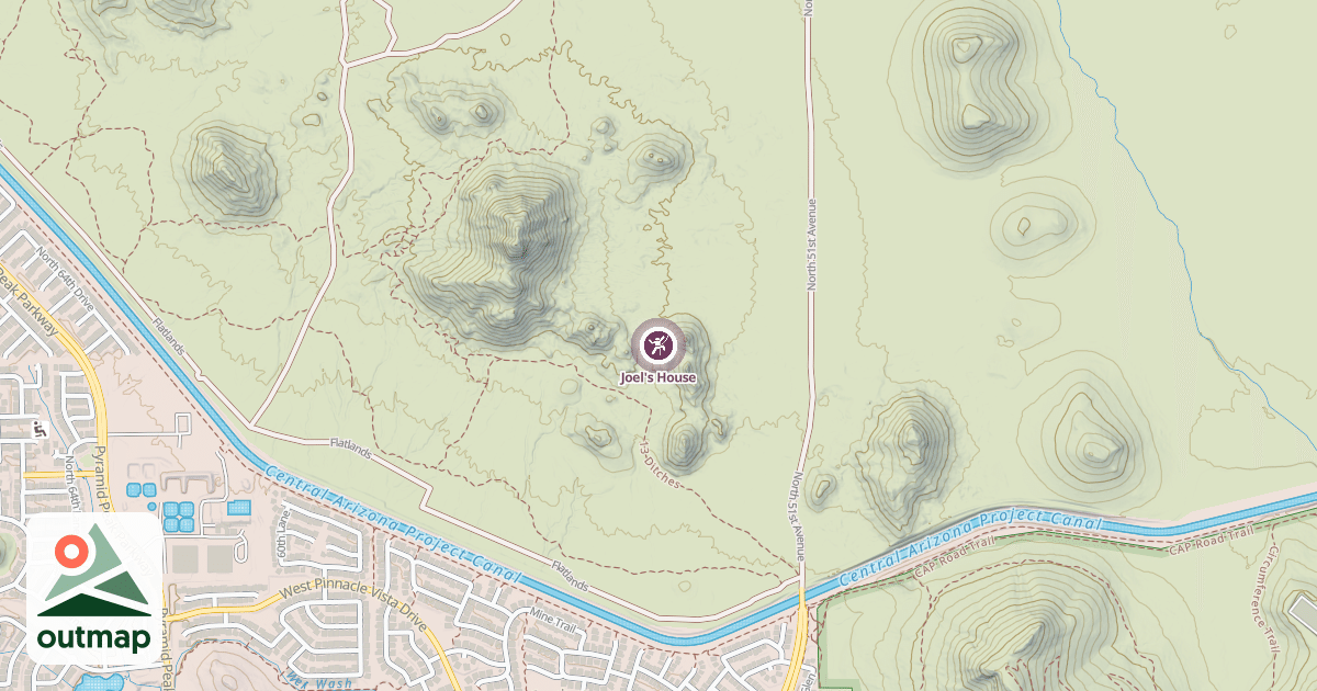 Map of Joel's House