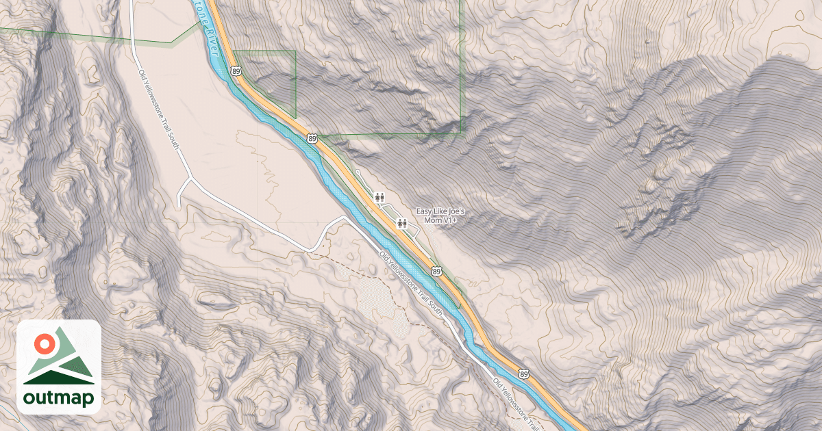 Map of Easy Like Joe's Mom
