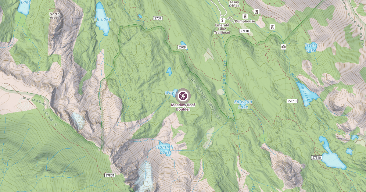 Map preview of Meadow Roof Boulder