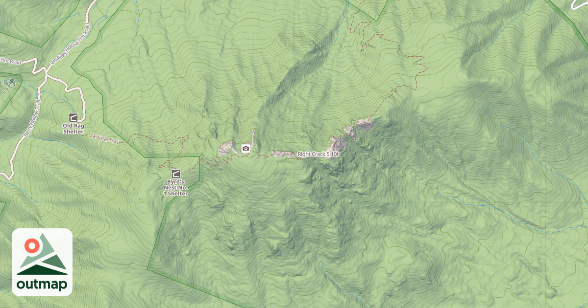 Map of Right Crack