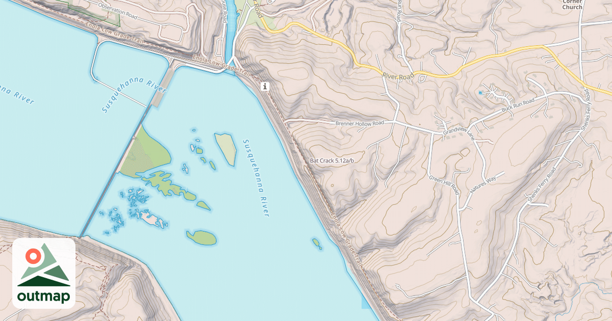 Map of Bat Crack