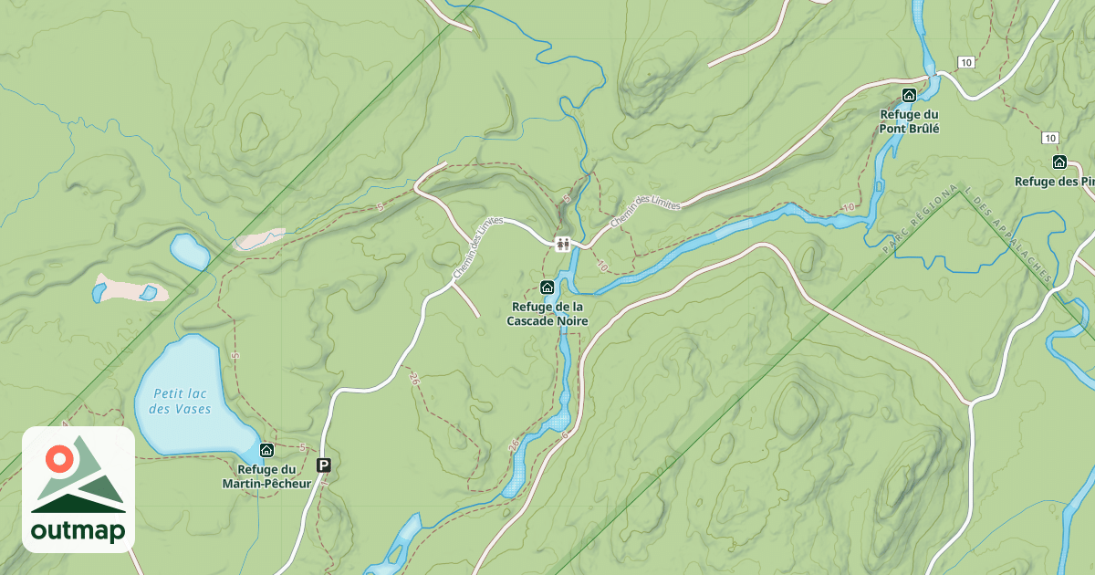 Map of Refuge de la Cascade Noire