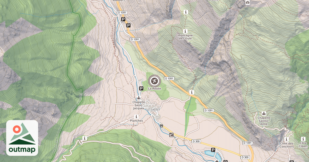 Map of La Route