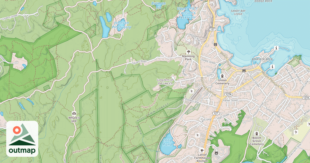 Map of Long Arm of the Law