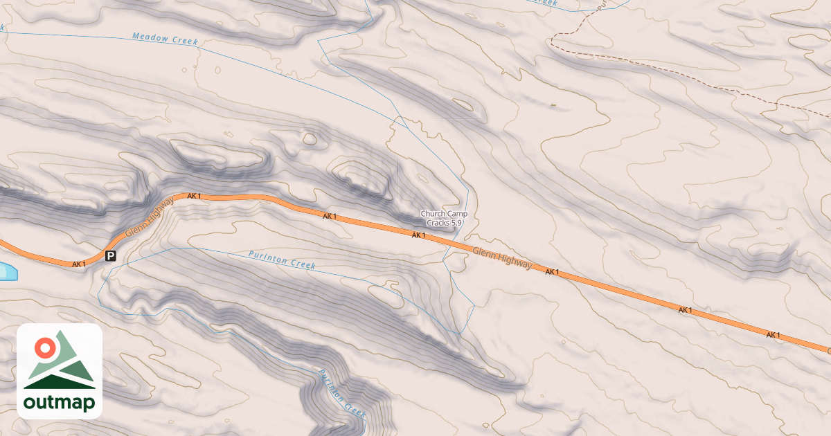 Map of Church Camp Cracks