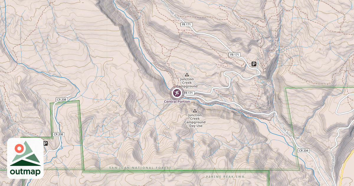 Map of Central Portion