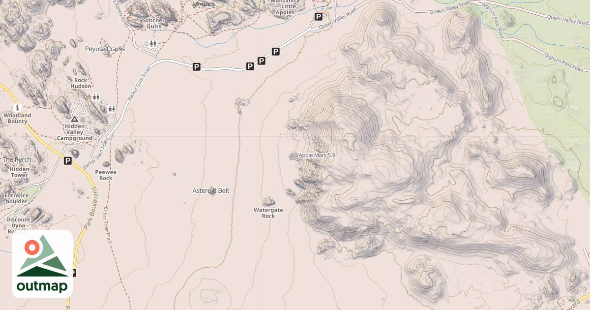 Map of Apple Mary