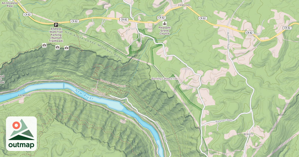 Map of Burning Calves