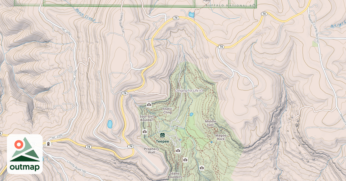 Map of Clinging For Life