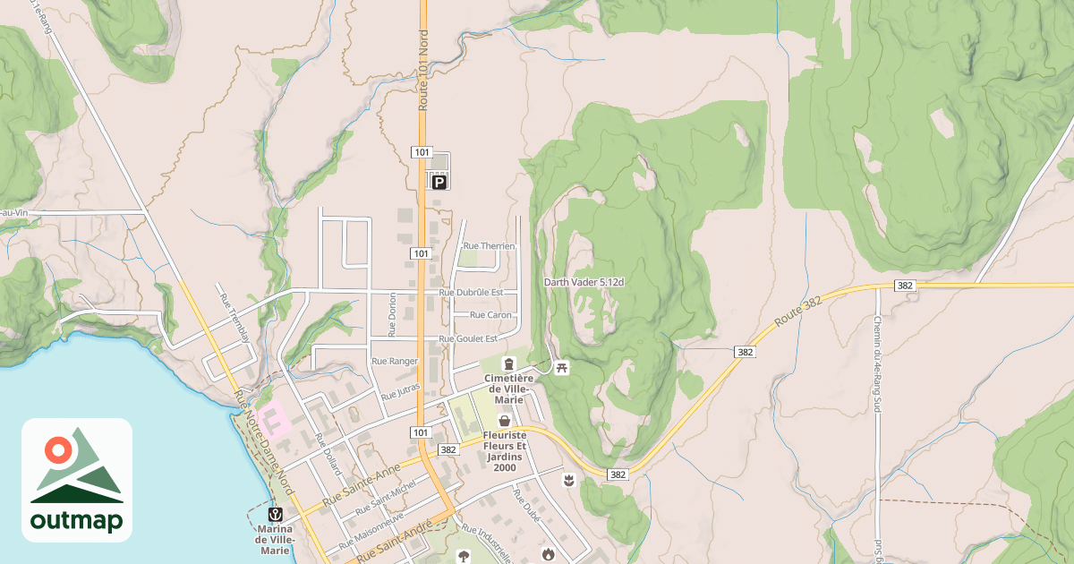 Map of Darth Vader