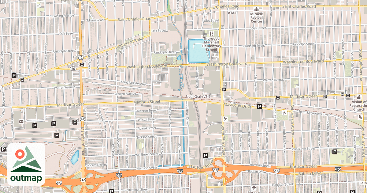 Map of Nutri Grain