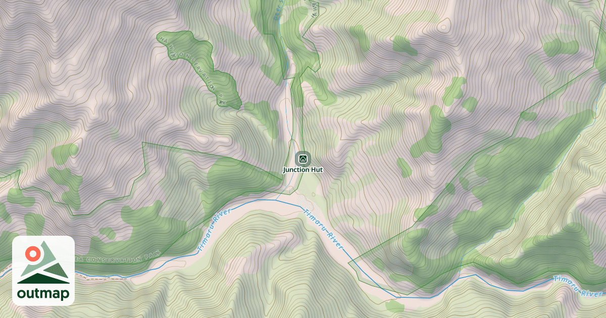 Map of Junction Hut
