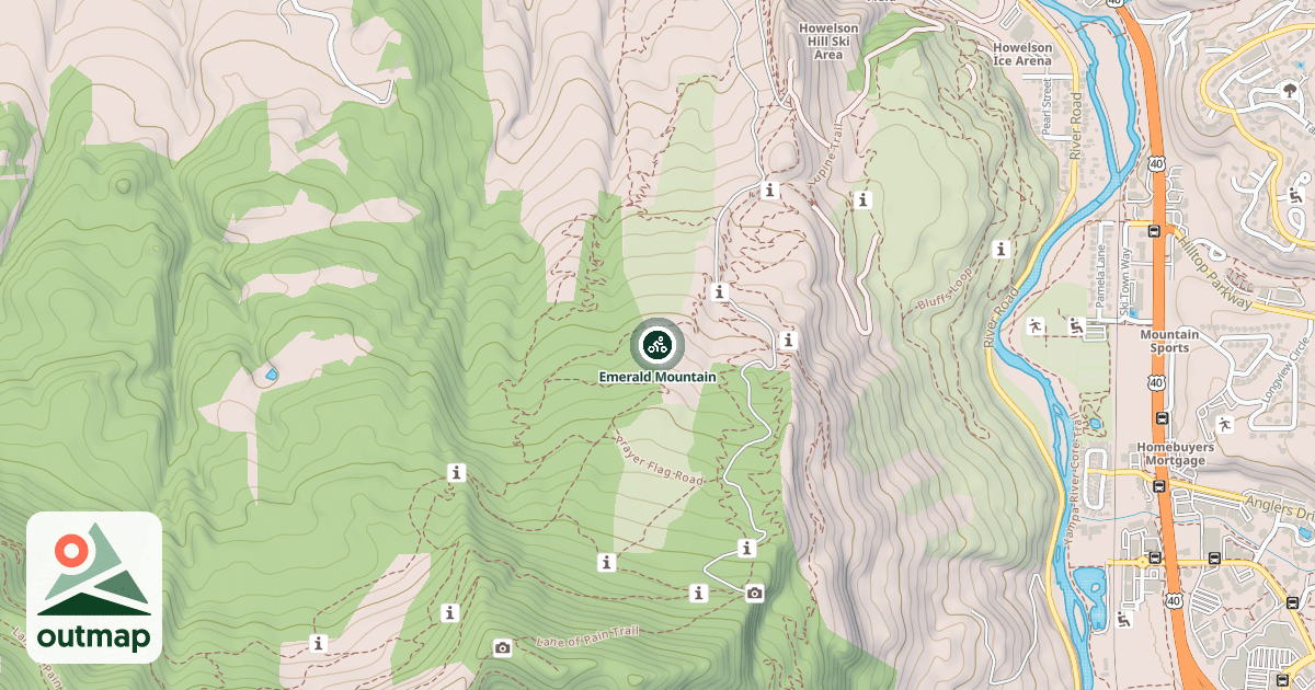 Map of Emerald Mountain