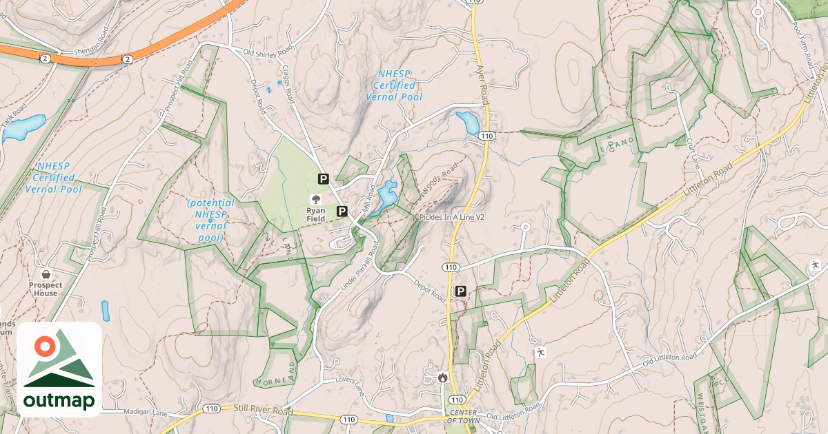 Map of Pickles In A Line