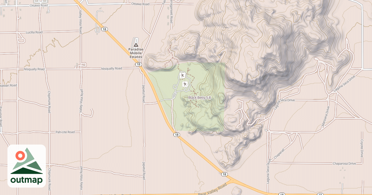 Map of Black Betty