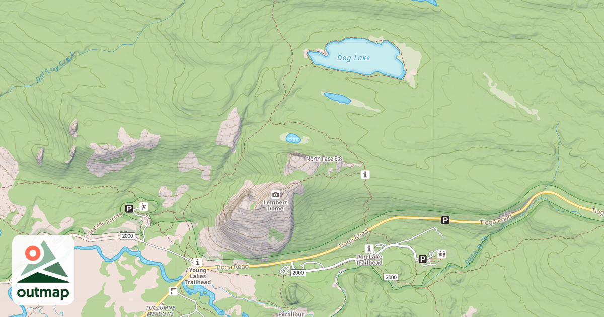 Map of North Face