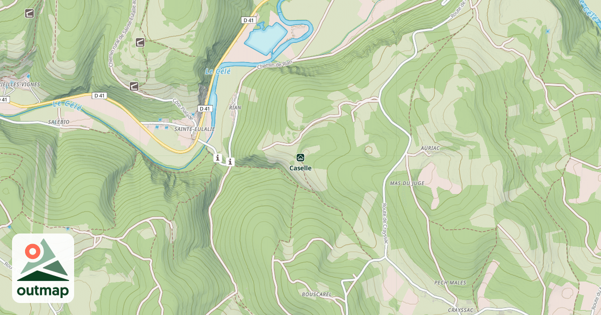 Map of Caselle