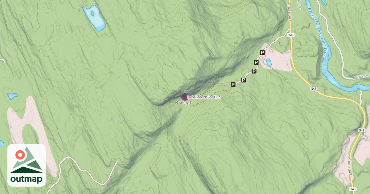 Map of La ballade de Joe Hun